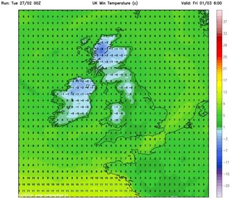 Ireland snow map tracks exact moment cold weather moves in as Met ...