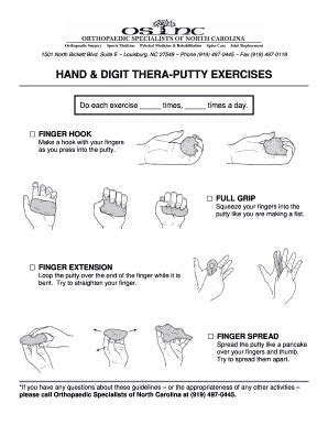 Theraputty Exercises Pdf 2020-2024 - Fill and Sign Printable Template Online