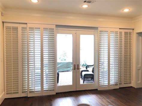 The Best Window Treatments To Cover A Sliding Glass Door | Sunburst Shutters | Window treatments ...