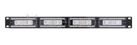 Cat5e Patch Panel, 1U 24 Port, Rack Mount - Nexer.com