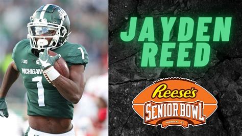 2023 NFL Draft: Jayden Reed, WR Michigan State (SENIOR BOWL) - Win Big ...