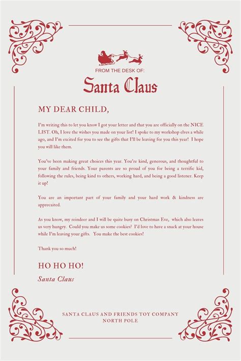 30+ Free Santa Letter Templates to Print & Use (right now!) - Your ...