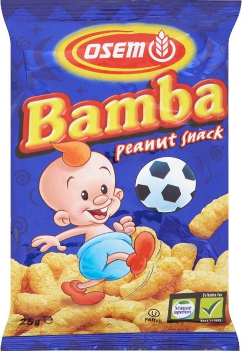 Osem - Bamba Snacks, Peanut Flavored. | Bamba snack, Peanut snack, Peanut snacks