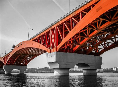 bridge on river | .Seongsan bridge across Han river, Seoul. … | Gwonie S. Nam | Flickr