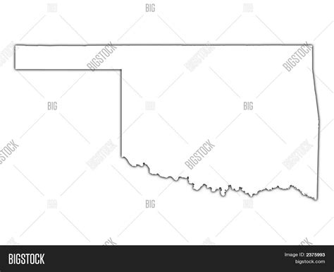 Oklahoma (Usa) Outline Image & Photo (Free Trial) | Bigstock