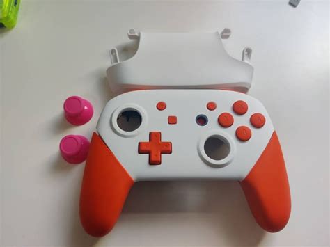 Custom Nintendo Switch Pro Controller White Replacement Shell - Etsy