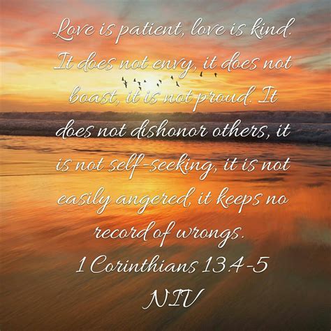 1 Corinthians 13:4-5 | God first, Love is patient, Scripture