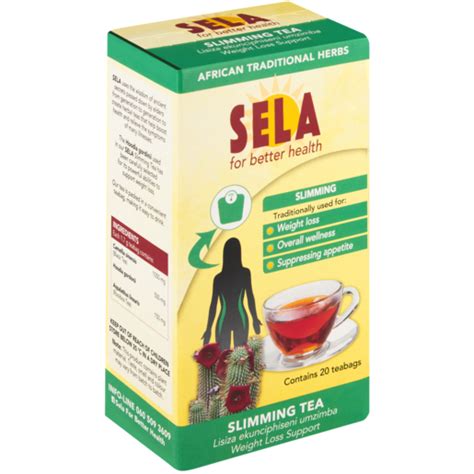 Sela Slimming Tea Bags 20 Pack | Sleep, Detox & Added Benefits Tea | Tea | Drinks | Checkers ZA