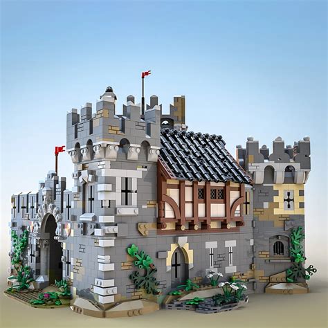 Authorized Moc-68151 7500+pcs Medieval Castle Building Block Model Kits ...