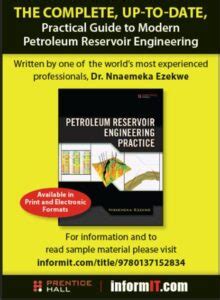 PETROLEUM RESERVOIR ENGINEERING PRACTICE – TIGA Petroleum Inc.