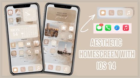 Aesthetic Af How To Costumize Ios 14 Iphone Homescreen You