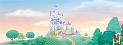 Handdrawn Cartoon Disney Castle Background, Cartoon, Disney, Castle Background Image for Free ...