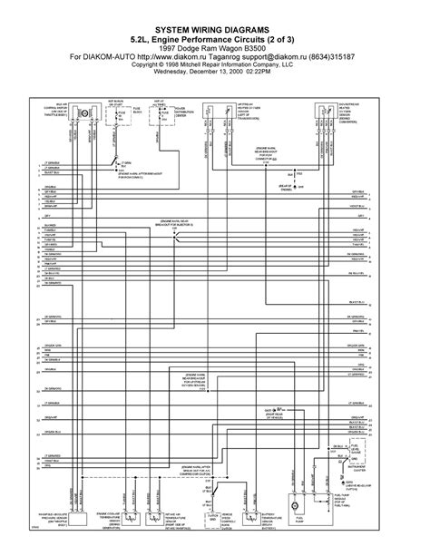 Schematic Dodge Ram 1500 Wiring Diagram Free