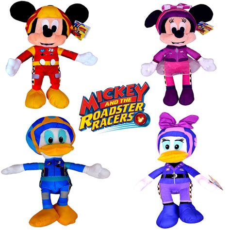 Disney Mickey and The Roadster Racers 12 inch Plush Soft Toys | eBay