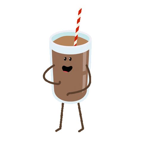 Happy Chocolate Milk Sticker by got milk - Find & Share on GIPHY | Cool ...