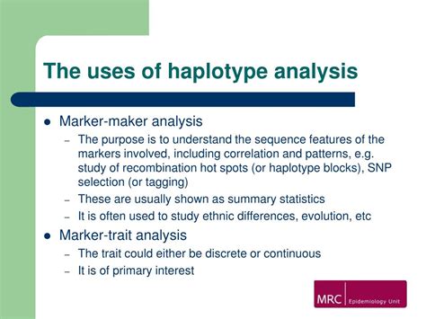 PPT - HAPLOTYPE ANALYSIS PowerPoint Presentation, free download - ID:4044030