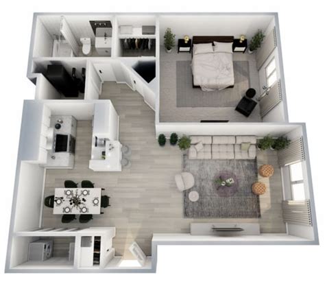 Floor Plans of Parkview Apartments in Columbus, OH