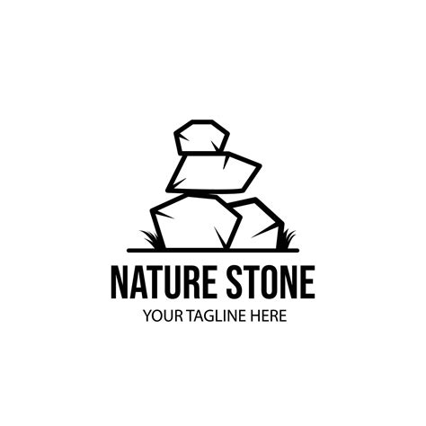 stone logo vector design balance,illustration stone logo vector 5403659 ...