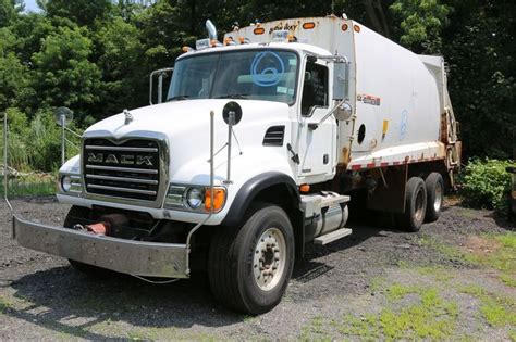 Absolute Auctions & Realty | Garbage truck, Trucks, Mack trucks