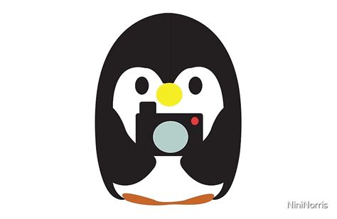 "Penguin with Camera" Studio Pouches by NiniNorris | Redbubble