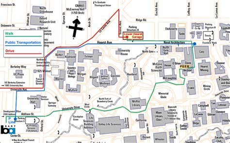 Directions to Davis Hall at the UC Berkeley Campus