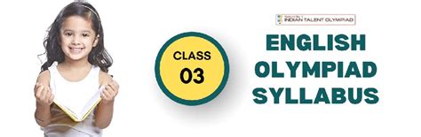 English Olympiad Syllabus Class 3 | ITO