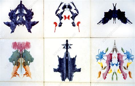 Rorschach Inkblot Tests - Stock Image - C027/4045 - Science Photo Library