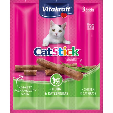 Vitakraft Cat Stick Mini Chicken & Cat Grass | CatSmart Singapore