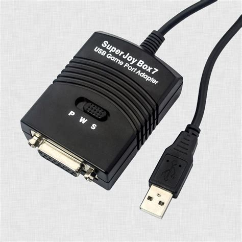 15 Pin Game Port Gameport To Usb Adapter For Flight Gamepad Joystick ...