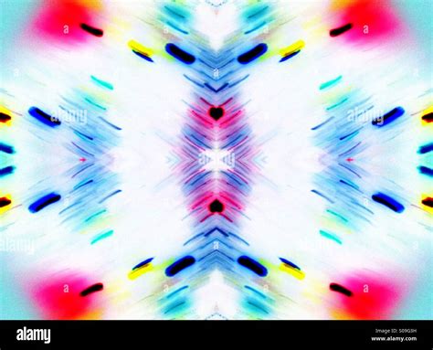 Colour inverted Christmas tree lights Stock Photo - Alamy