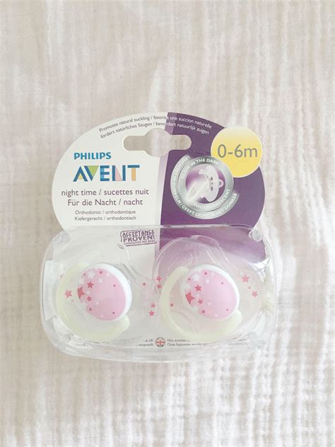 Philips Avent Nighttime Orthodontic Pacifier (0-6 months), Babies & Kids, Nursing & Feeding ...