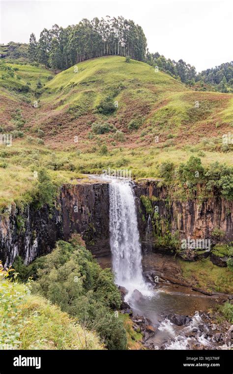 Sterkspruit waterfall kwazulu natal drakensberg south hi-res stock ...