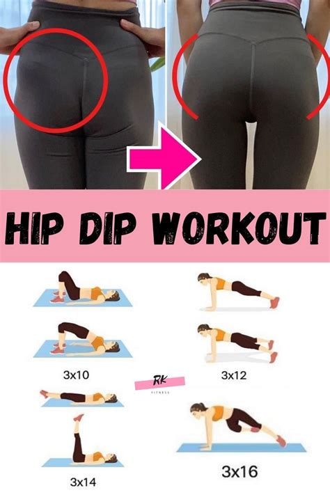 4 best Hip Dip Workout . | Month workout, Bigger hips workout, Quick workout