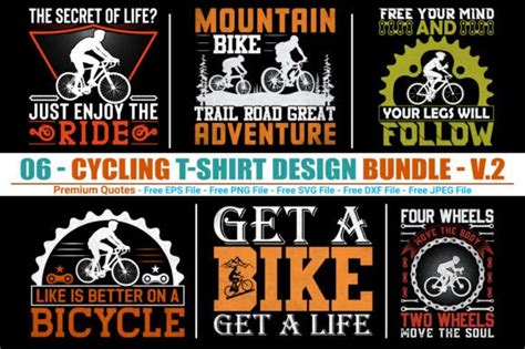 Cycling T-shirt Design Bundle Graphic by Graphical shop · Creative Fabrica