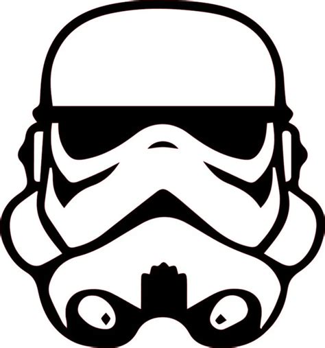 Stormtrooper Helmet Vinyl Decal - Etsy | Star wars silhouette, Star ...