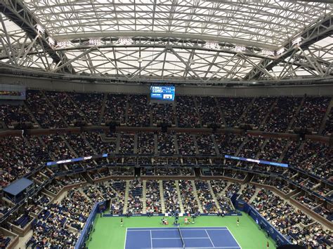 I went to the US open today (Arthur Ashe Stadium) : r/sports