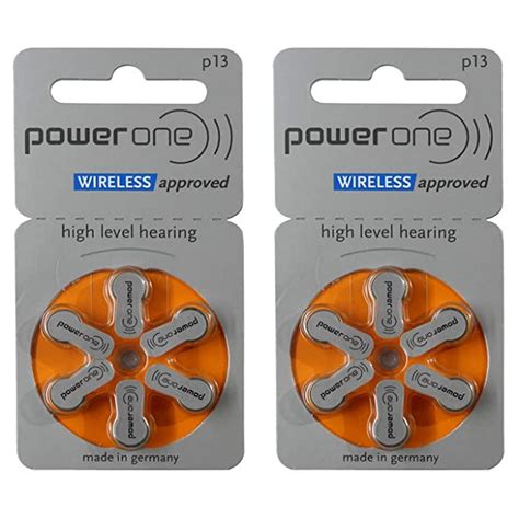 Power One P13 Hearing AID Battery – 6 Pieces Pack - RichesM Healthcare