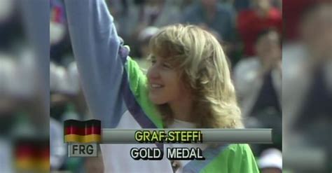 Steffi Graf wins the Golden Slam at Seoul 1988