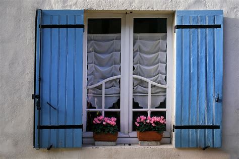 Blue Window Shutters Photograph by Georgia Fowler