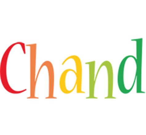 Chand Logo | Name Logo Generator - Smoothie, Summer, Birthday, Kiddo, Colors Style