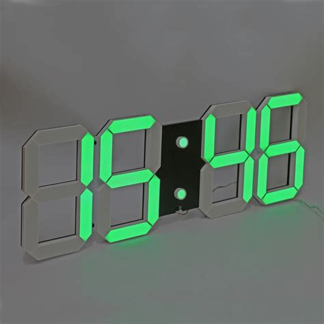 3D Digital LED Wall Clock Large Countdown Count Up Timer with Remote Control Support Alarm ...