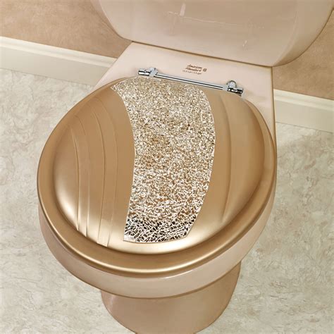 Glamour Mosaic Champagne Gold Standard Toilet Seat in 2021 | Toilet seat, Glitter toilet seat ...