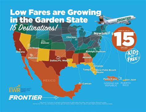 Frontier Airlines Announces 15 Nonstop Routes from Newark Liberty ...