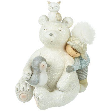 SR504 / Polar Bear Hugs, 15cm | 49600 | Christmas / Standing ...