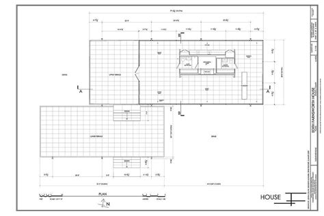 Could someone explain why mies van der rohe chose the specific layout of two bathrooms in the ...