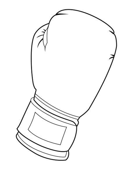 Black and white boxing glove | Boxing gloves drawing, Boxing gloves, Gloves drawing