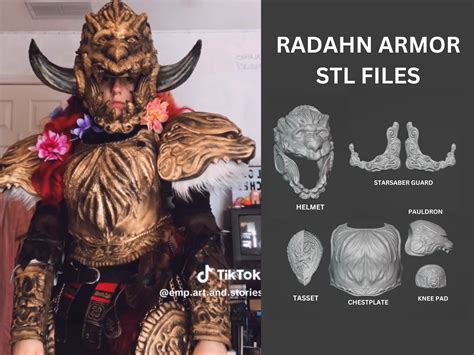 STL File General Radahn Armor From Elden Ring for Cosplay - Etsy