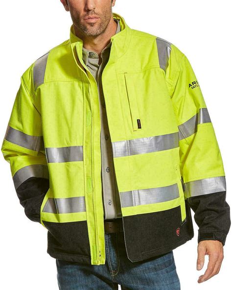 Departments - Ariat Men's Hi-Viz FR Waterproof Rain Jacket