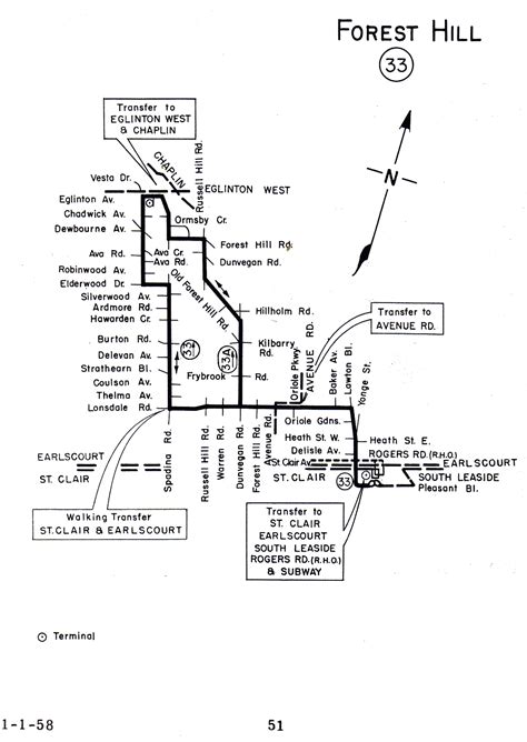 33 Forest Hill - Transit Toronto - Surface Route Histories