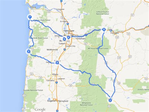 ultimate map – Road Trip Oregon